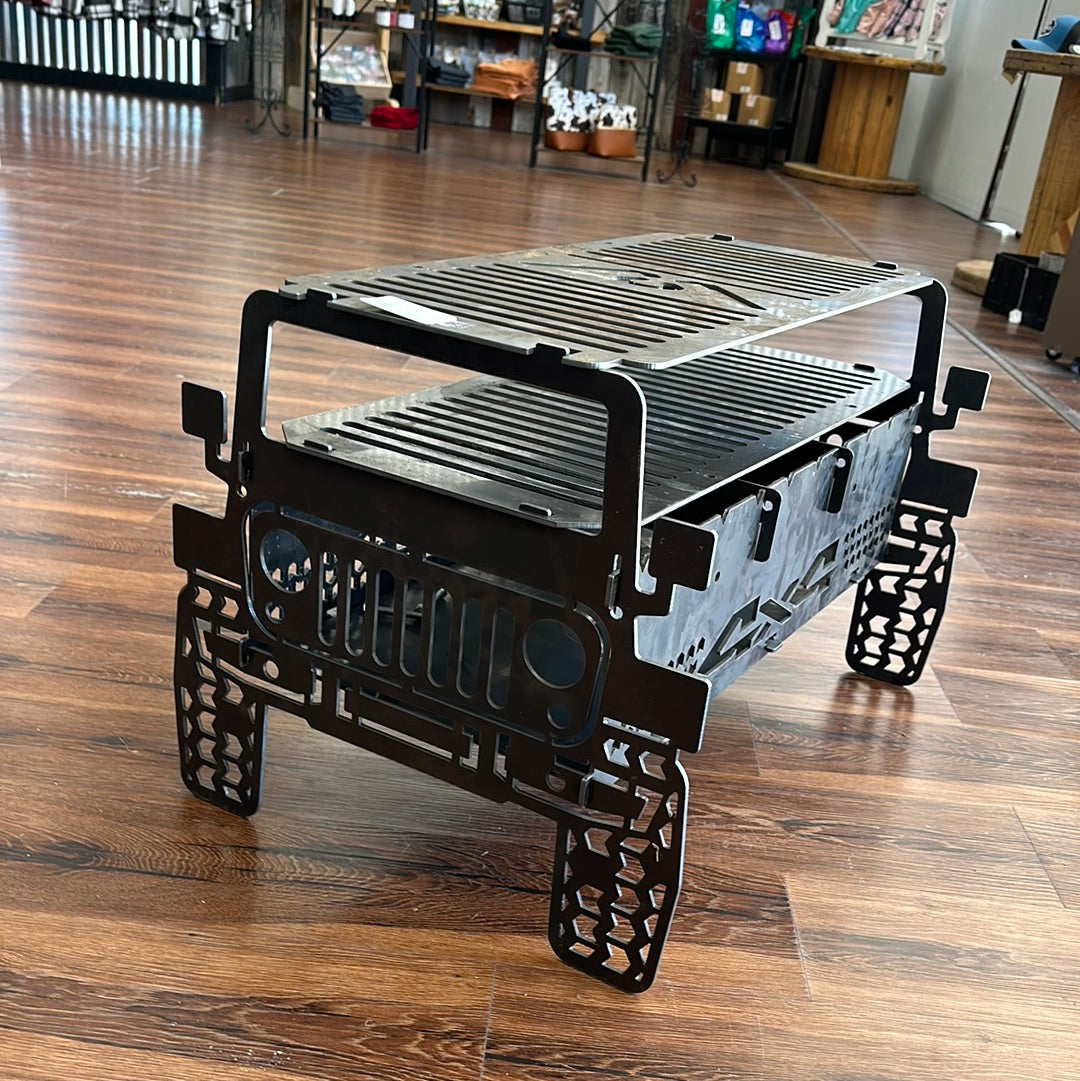 Foldable Jeep Grill