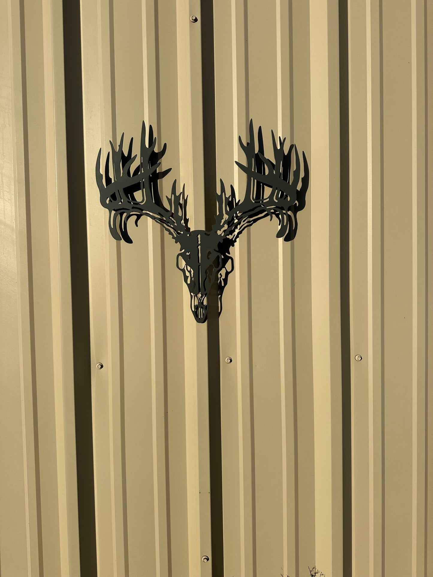 Deer skull wall decor