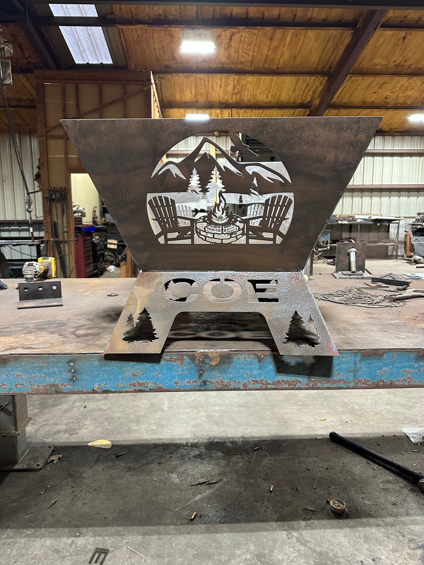 Custom made fire pits