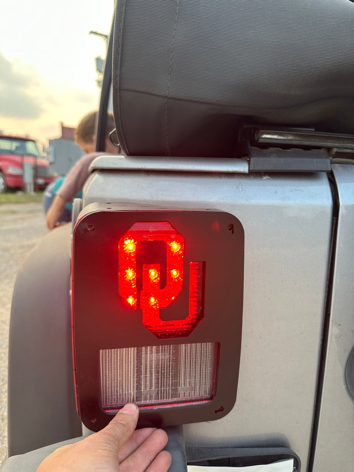 Jeep tail light covers