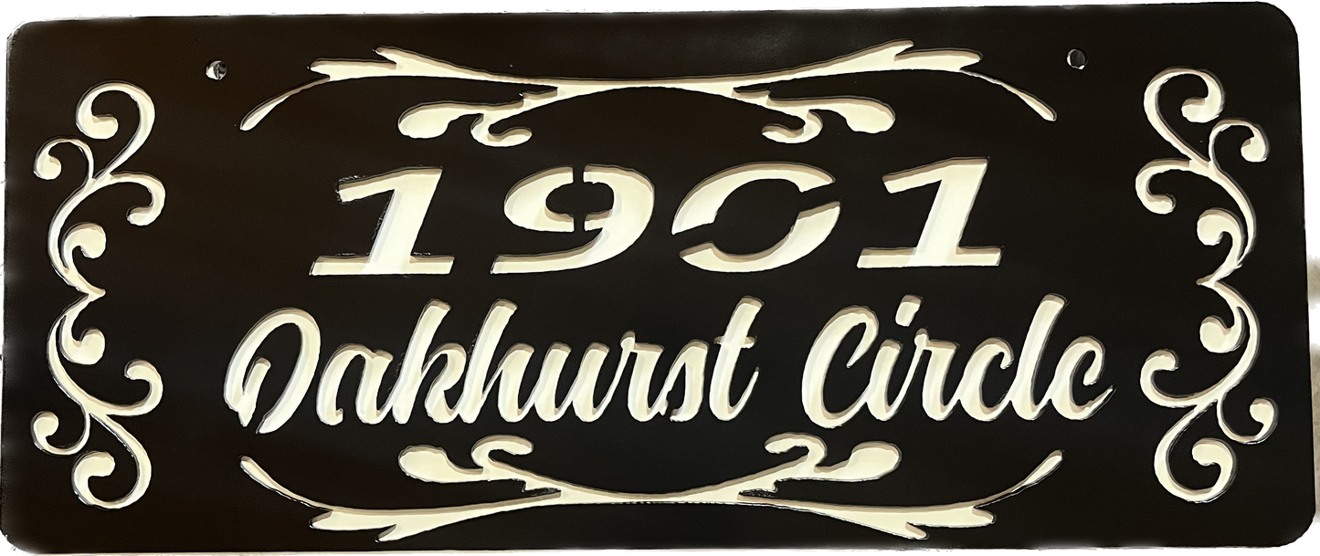 Address signs