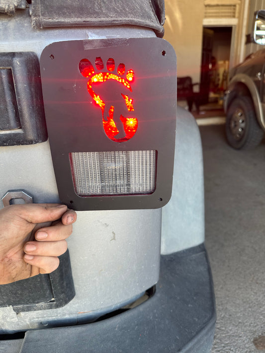 Jeep tail light covers